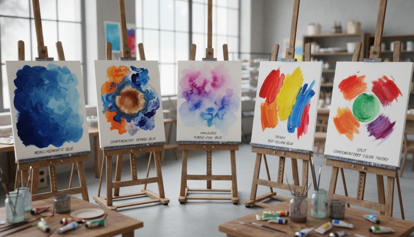 Color Harmony Strategies Comparison