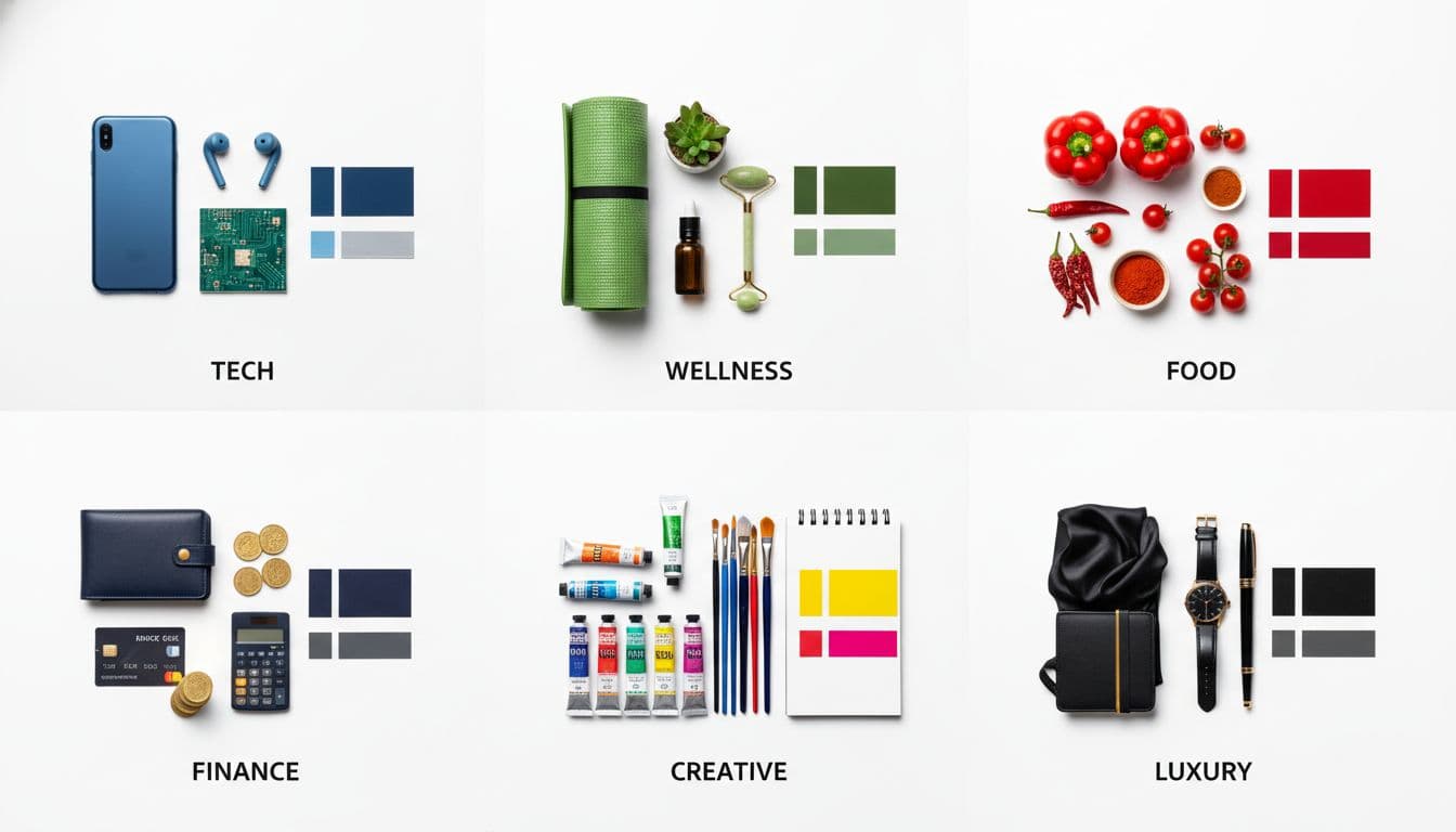 Industry-Specific Color Palettes Comparison