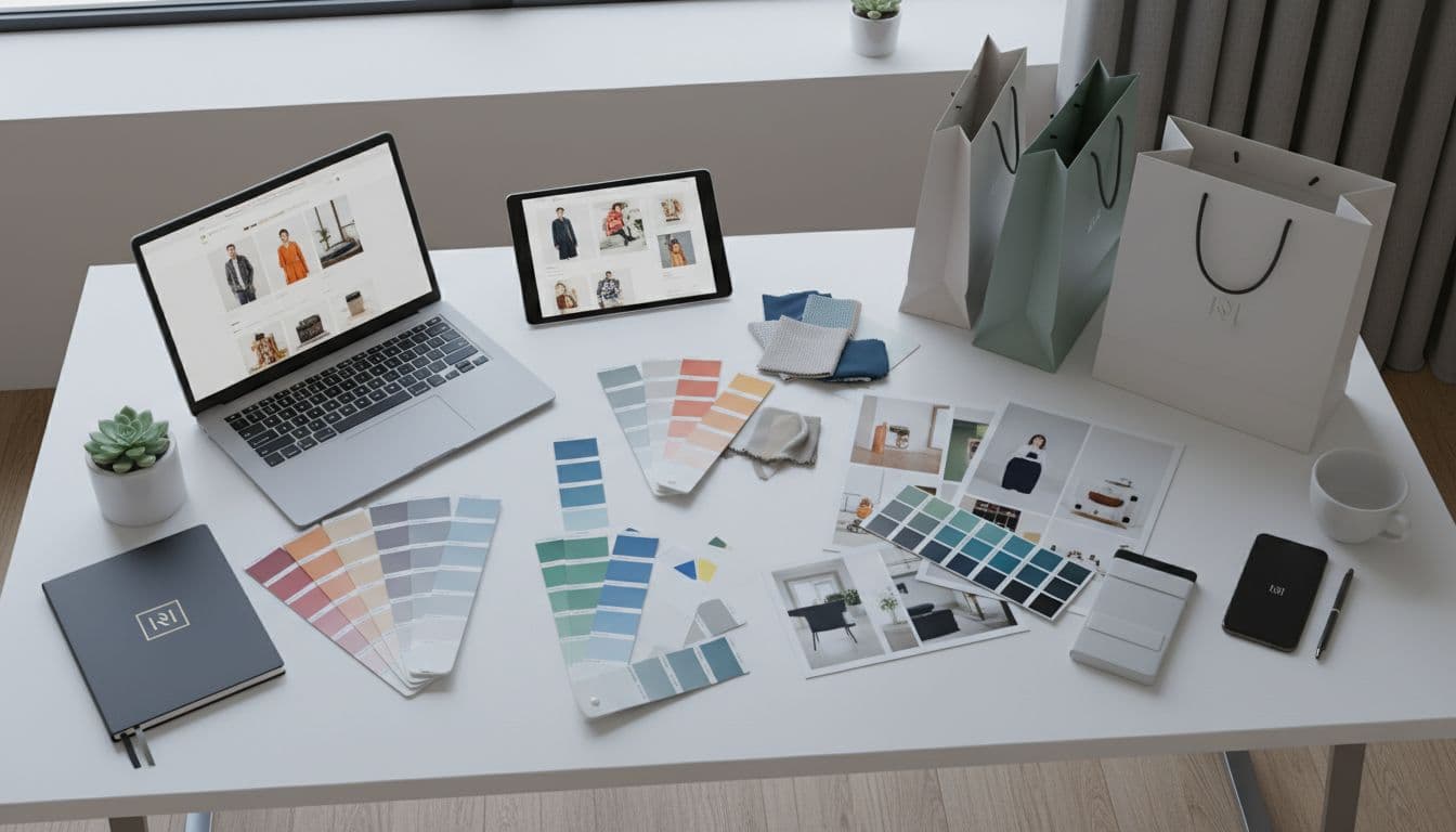 Ecommerce logo color psychology guide showing which colors suit which product categories
