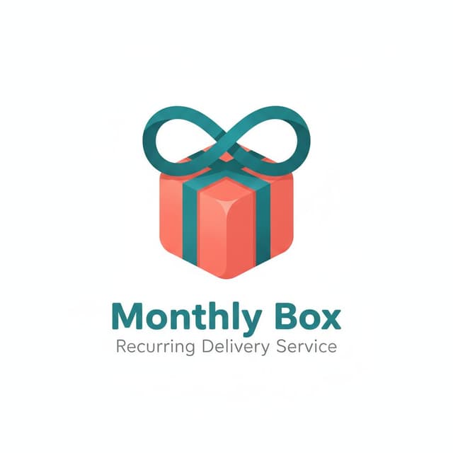 Subscription Box logo created with ecommerce logo maker