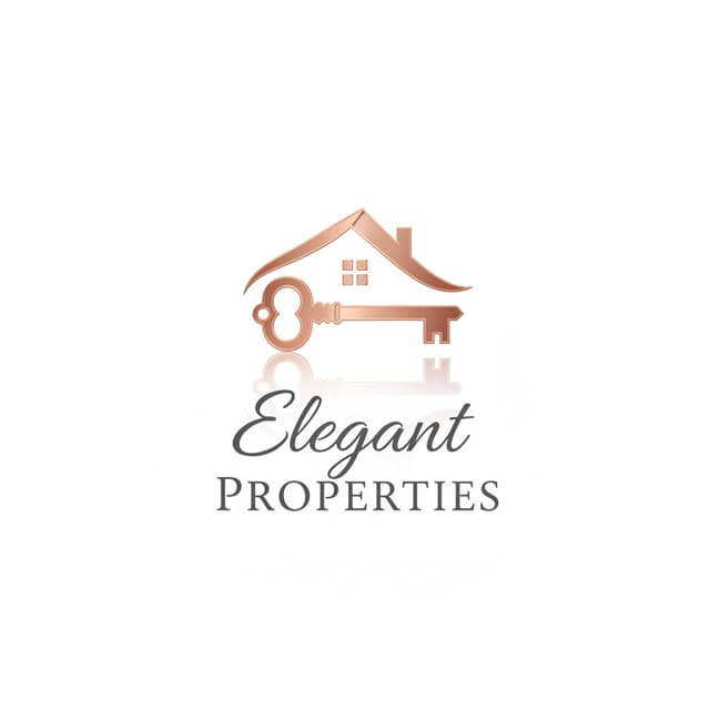 Elegant real estate logo style