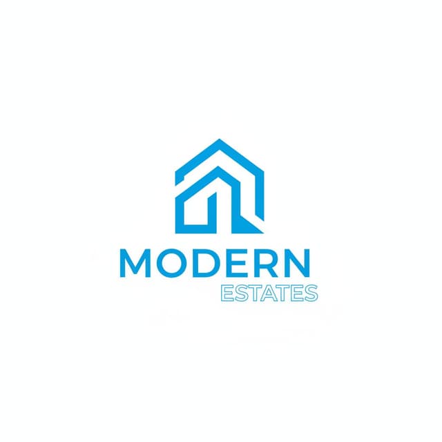 Modern real estate logo style