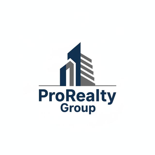 Professional style real estate logo