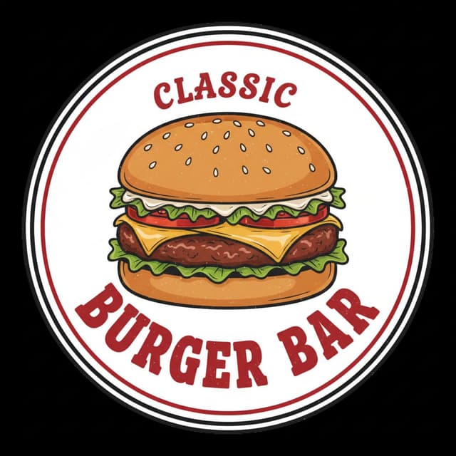 Burger restaurant logo