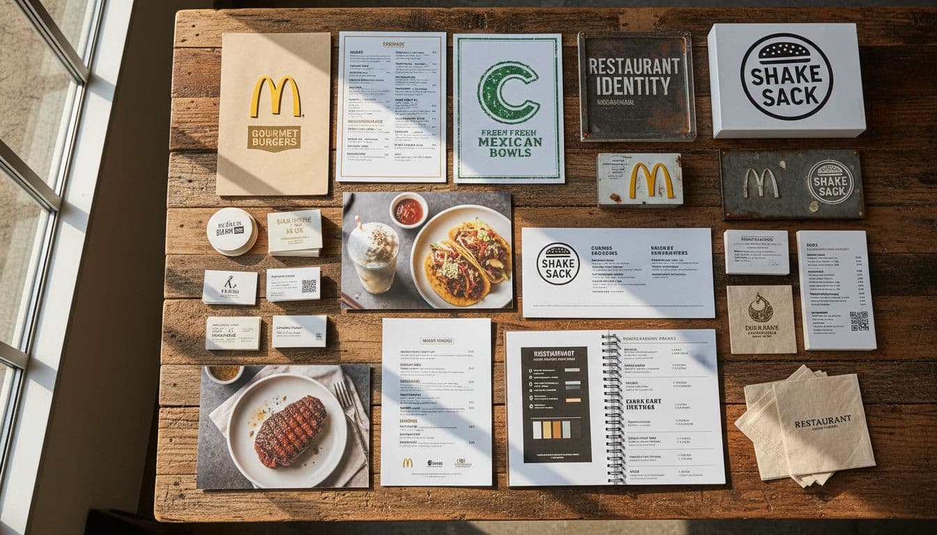 Famous restaurant logos analysis