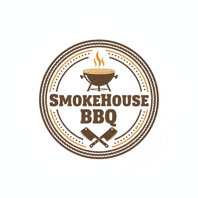 BBQ restaurant logo