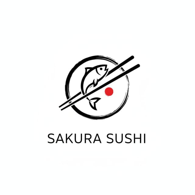 Sushi restaurant logo