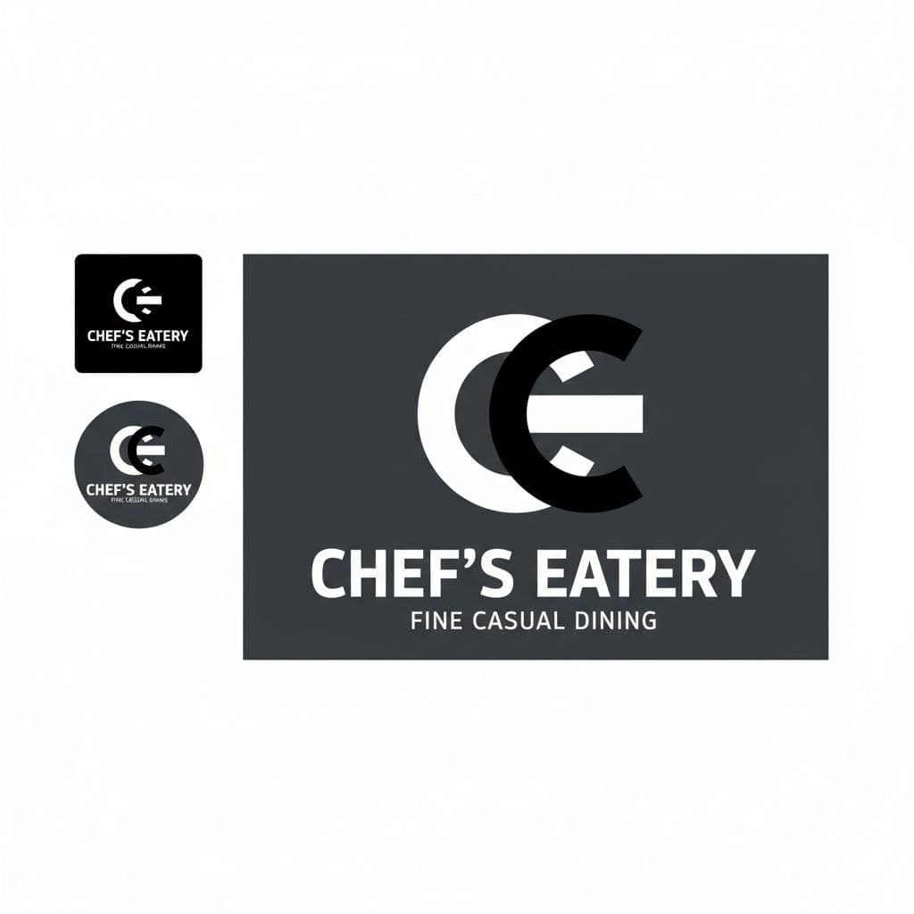 Readable at Every Size — From App to Awning restaurant logo example
