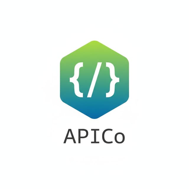 API Product logo created with SaaS logo generator