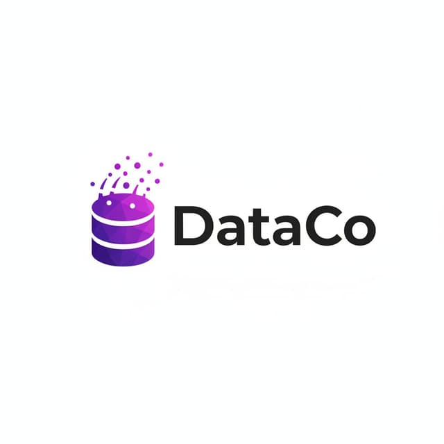 Data Platform logo created with SaaS logo generator