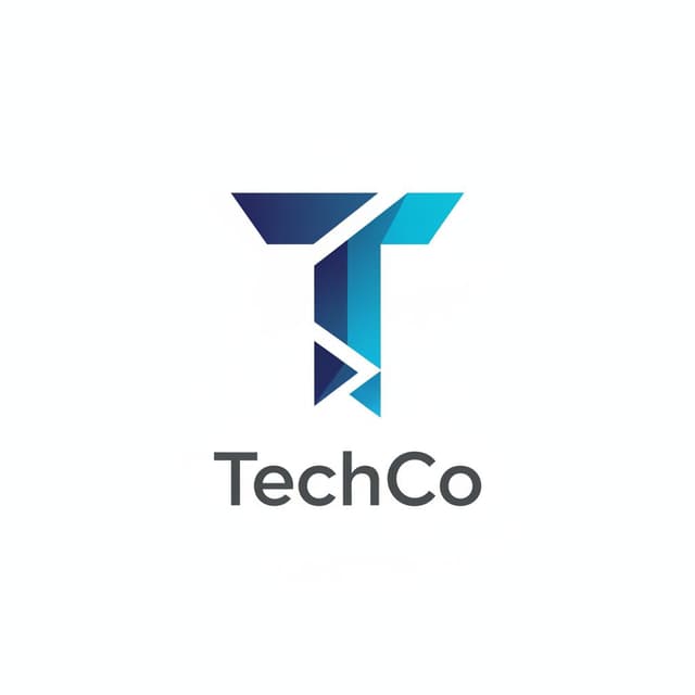 Tech Company logo created with SaaS logo generator