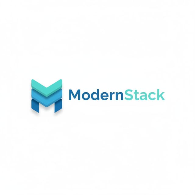 Modern style startup logo
