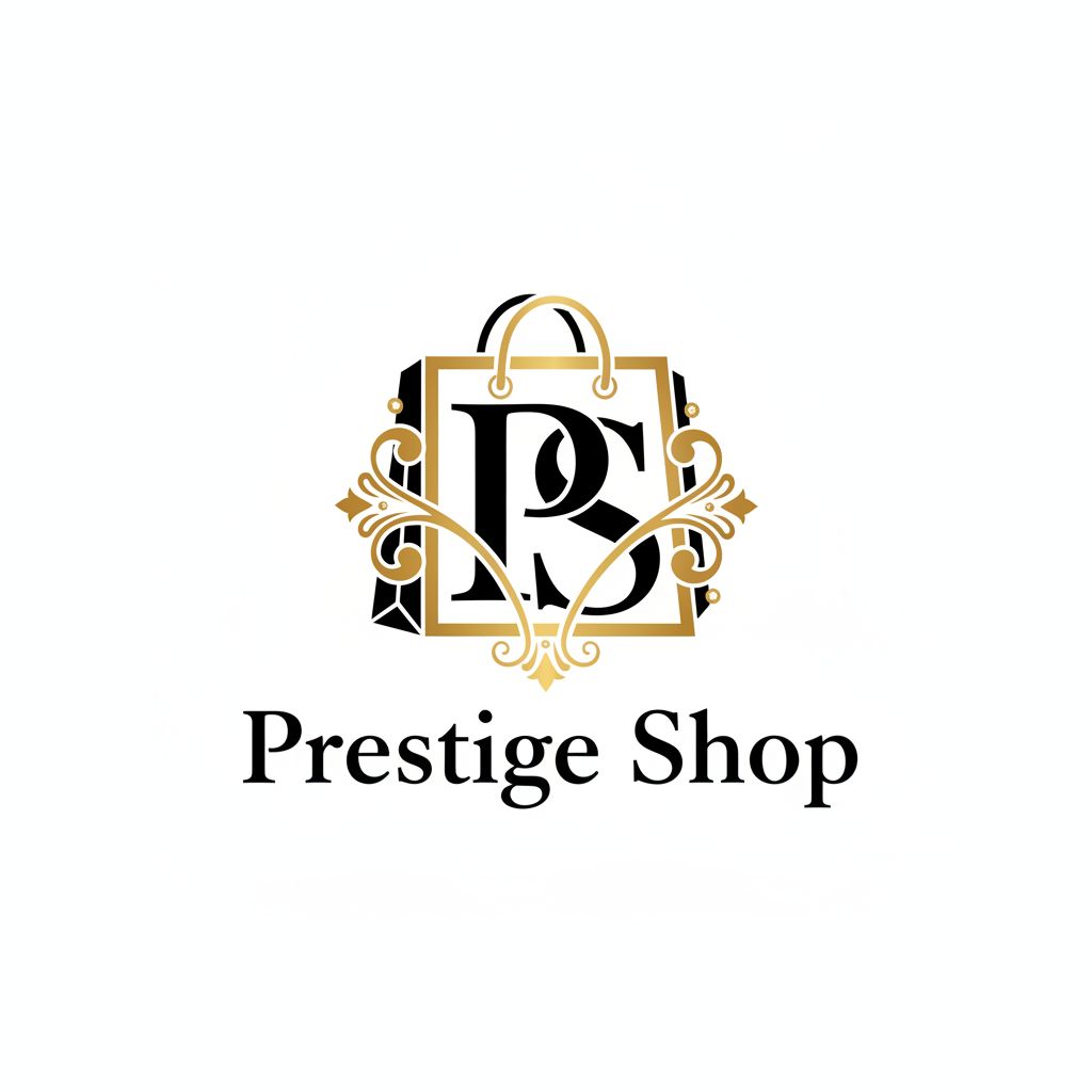 Luxury style e-commerce logo