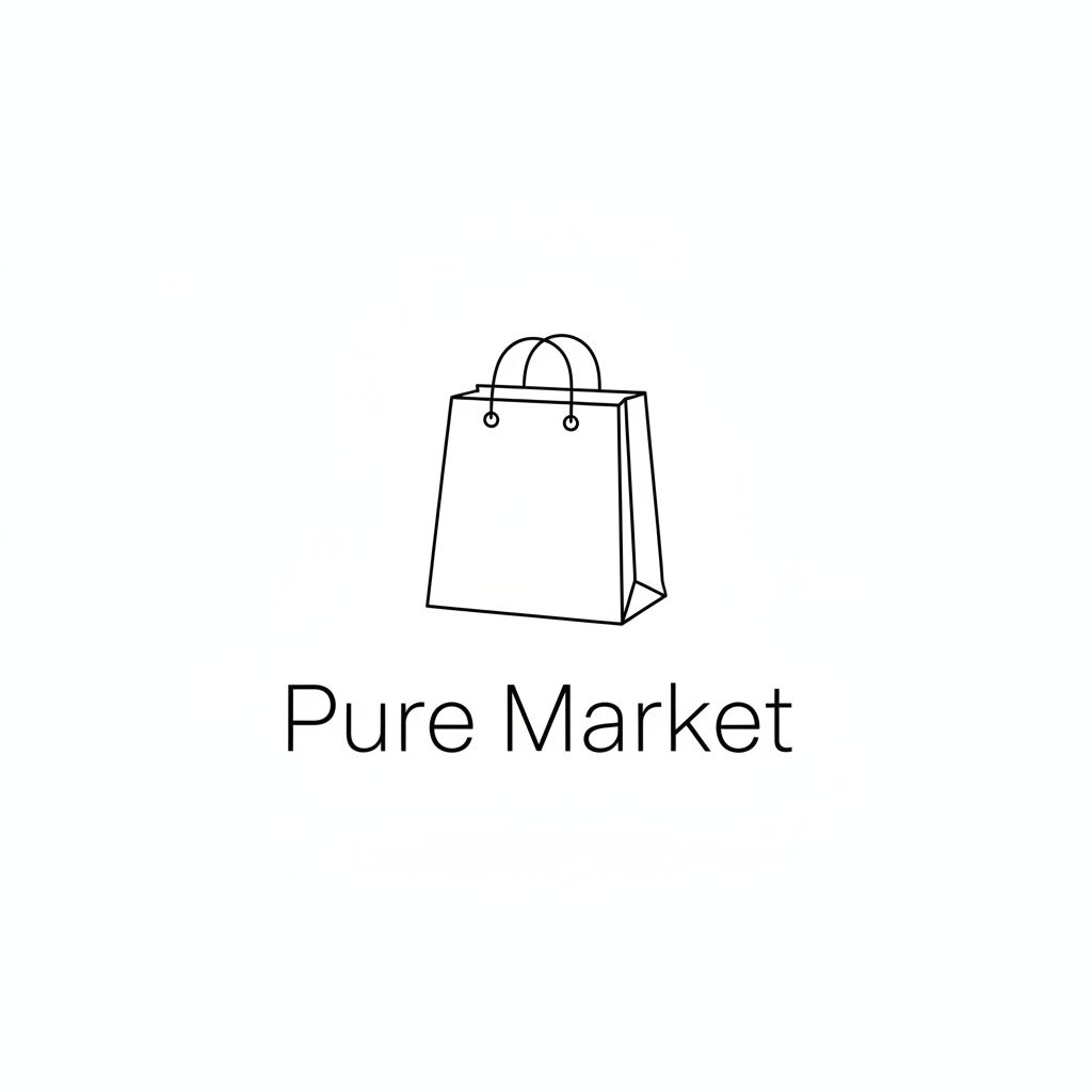 Minimal style e-commerce logo